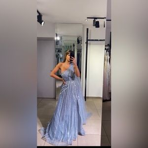 One shoulder occasion dress